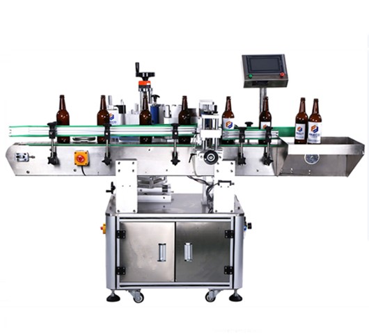 如何用自動貼標機給酒瓶貼標？